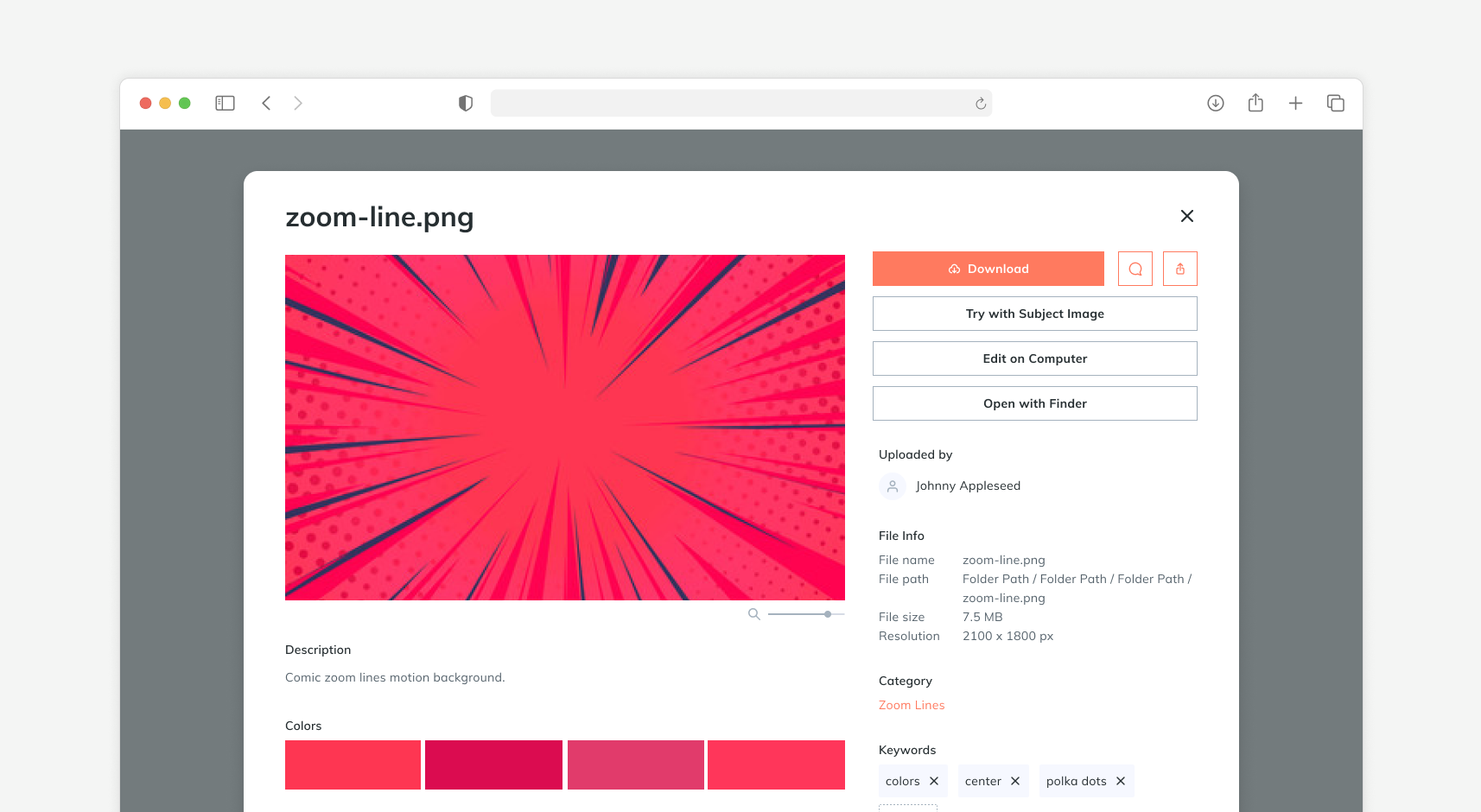 UX Challenge - Digital Asset Management