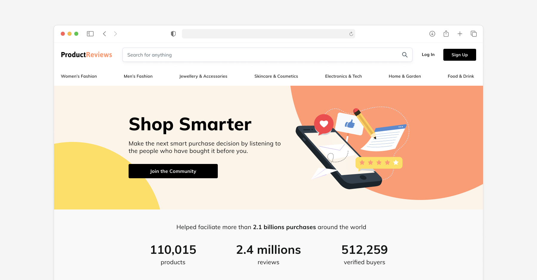 UX Challenge - Product Review Platform